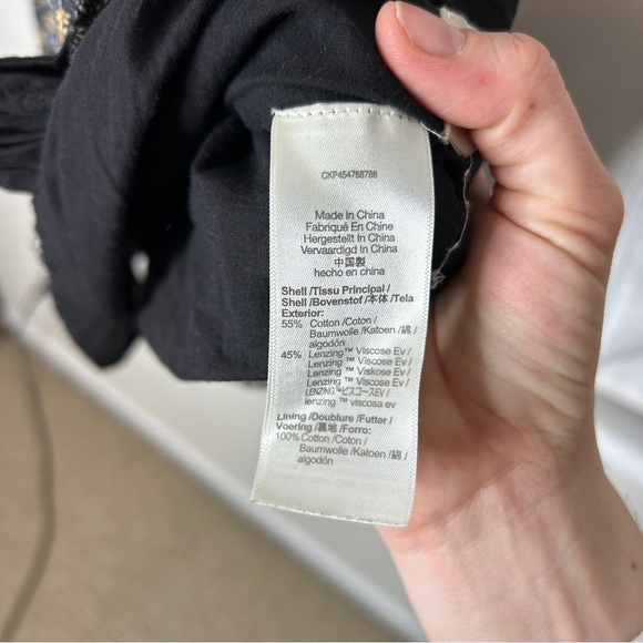 Madewell Ruffle Button-Front Trapeze Mini Dress in Folkmagic Floral Size Small - Picture 7 of 11